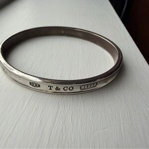 Tiffany & Co. Sterling T & CO 925 Silver Bangle